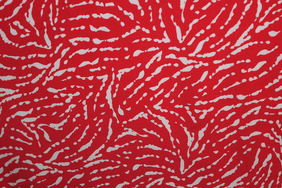 Red Viscose (rayon) Fabric Stock Photo, Picture and Royalty Free